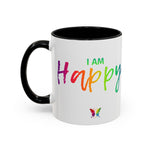 I AM Happy - Accent Coffee Mug (11, 15oz)