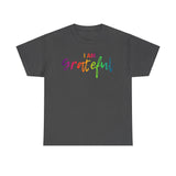 I AM Grateful - Unisex Heavy Cotton Tee - Front Print