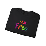 I AM Free - Unisex Heavy Blend™ Crewneck Sweatshirt