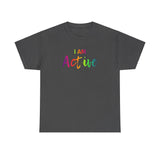 I AM Active- Unisex Heavy Cotton Tee - Front Print