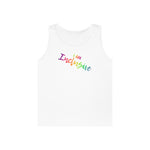 I AM Inclusive - Unisex Heavy Cotton Tank Top Front Print