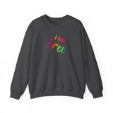 I AM Free - Unisex Heavy Blend™ Crewneck Sweatshirt