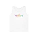 I AM Manifesting - Unisex Heavy Cotton Tank Top Front Print