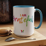 I AM Grateful - Accent Coffee Mug (11, 15oz)