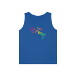 I AM Strong - Unisex Heavy Cotton Tank Top Front Print