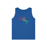 I AM Strong - Unisex Heavy Cotton Tank Top Front Print