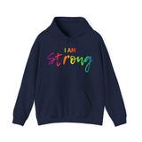 I AM Strong - Unisex Heavy Blend™ Hooded Sweatshirt