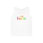 I AM Fierce - Unisex Heavy Cotton Tank Top Front Print