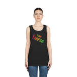 I AM Fierce - Unisex Heavy Cotton Tank Top Front Print