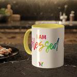 I AM Blessed - Colorful Mugs, 11oz