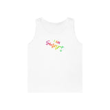 I AM Smart - Unisex Heavy Cotton Tank Top Front Print