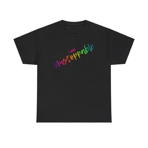 I AM Unstoppable - Unisex Heavy Cotton Tee - Front Print