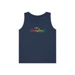 I AM Abundant - Unisex Heavy Cotton Tank Top Front Print