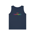 I AM Responsible - Unisex Heavy Cotton Tank Top Front Print