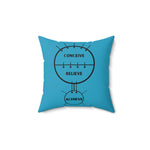 CBA Spun Polyester Square Pillow