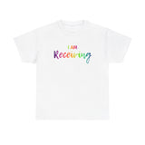 I AM Receiving - Unisex Heavy Cotton Tee - Front Print