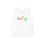 I AM Energy - Unisex Heavy Cotton Tank Top Front Print