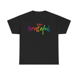 I AM Grateful - Unisex Heavy Cotton Tee - Front Print