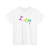 I AM - Unisex Heavy Cotton Tee - Front Print