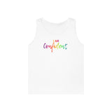 I AM Confident - Unisex Heavy Cotton Tank Top Front Print