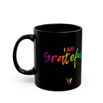 I AM Grateful - Black Mug (11oz, 15oz)