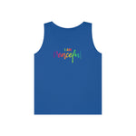 I AM Peaceful - Unisex Heavy Cotton Tank Top Front Print