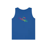 I AM Dedicated - Unisex Heavy Cotton Tank Top Front Print