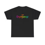 AM Awesome - Unisex Heavy Cotton Tee - Front Print