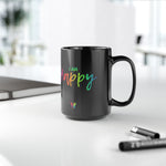 I AM Happy - Black Mug (11oz, 15oz)