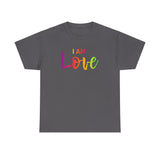 I AM Love - Unisex Heavy Cotton Tee - Front Print