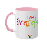 I AM Grateful - Colorful Mugs, 11oz