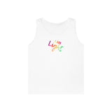 I AM Light - Unisex Heavy Cotton Tank Top Front Print