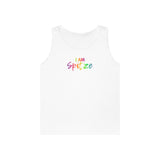 I AM Spitze - Unisex Heavy Cotton Tank Top Front Print