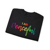 I AM Peaceful - Unisex Heavy Blend™ Crewneck Sweatshirt