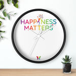 Happiness Matters Wall clock