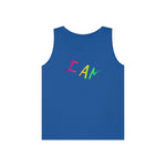 I AM - Unisex Heavy Cotton Tank Top Front Print