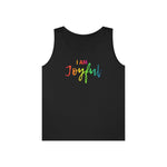 I AM Joyful - Unisex Heavy Cotton Tank Top Front Print