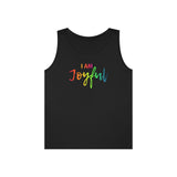 I AM Joyful - Unisex Heavy Cotton Tank Top Front Print