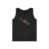 I AM Awesome - Unisex Heavy Cotton Tank Top Front Print