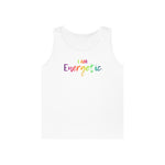 I AM Energetic - Unisex Heavy Cotton Tank Top Front Print