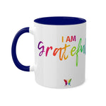 I AM Grateful - Colorful Mugs, 11oz