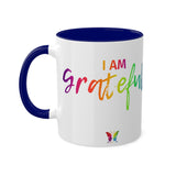 I AM Grateful - Colorful Mugs, 11oz