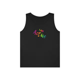 I AM Active - Unisex Heavy Cotton Tank Top Front Print