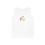 I AM Me - Unisex Heavy Cotton Tank Top Front Print