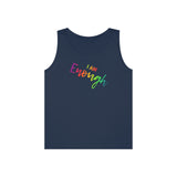 I AM Enough - Unisex Heavy Cotton Tank Top Front Print