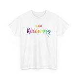 I AM Receiving - Unisex Heavy Cotton Tee - Front Print