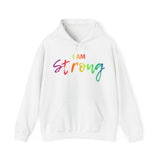 I AM Strong - Unisex Heavy Blend™ Hooded Sweatshirt