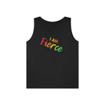 I AM Fierce - Unisex Heavy Cotton Tank Top Front Print