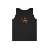 I AM Light - Unisex Heavy Cotton Tank Top Front Print