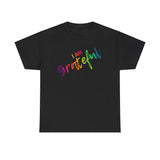 I AM Grateful - Unisex Heavy Cotton Tee - Front Print